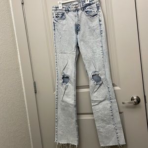 Distressed Zara jeans